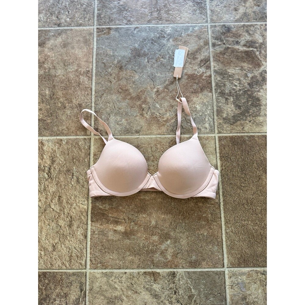 Skims Fits Everybody T-shirt Demi Bra Clay Size 32B